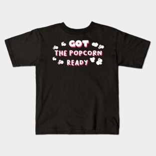 Got the Popcorn Ready Halloween Spooktacular design! t-shirts Kids T-Shirt